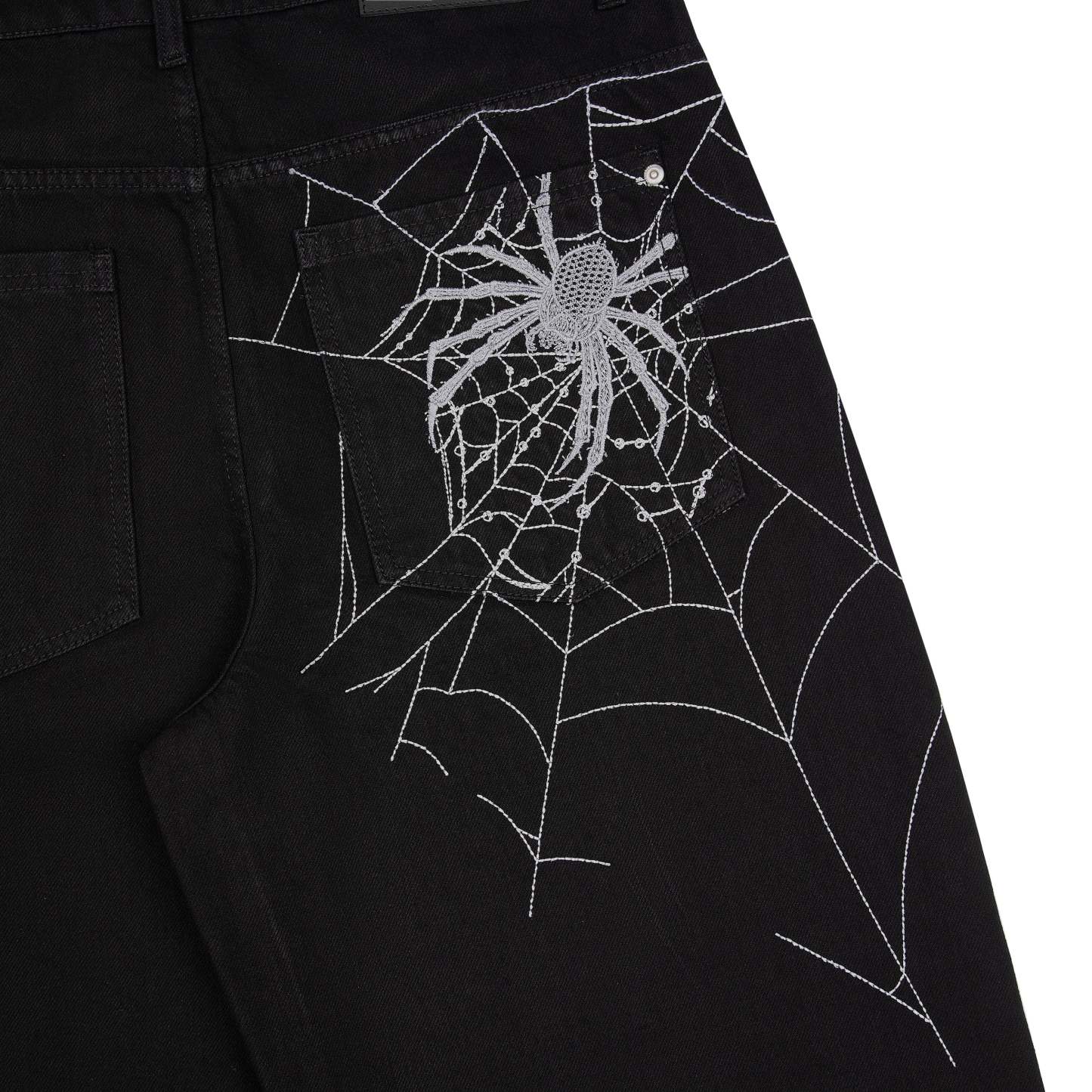 "spiderweb" raw Denim-Coordom