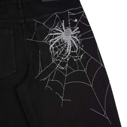 "spiderweb" raw Denim-Coordom