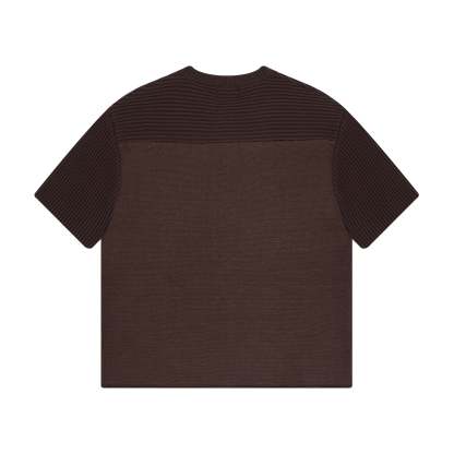 "yakuza v2" knitted Jersey brown-Coordom