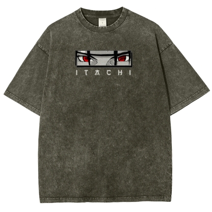 Naruto Unisex Fit Washed T-Shirt 2508023392-Coordom