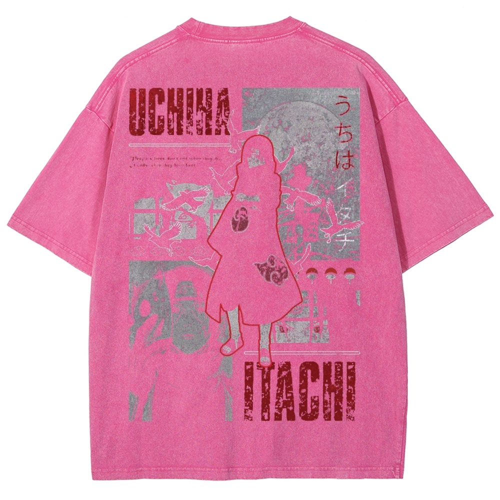 Naruto Unisex Fit Washed T-Shirt 2502003554-Coordom