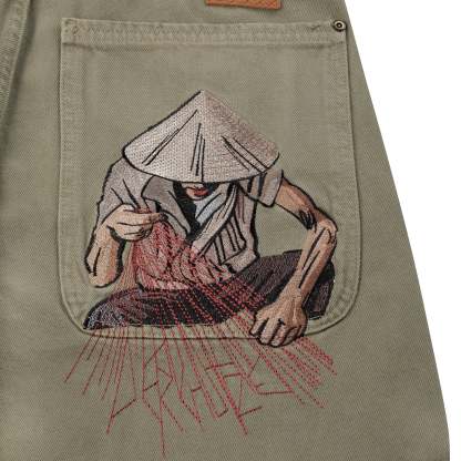 "lotus" Jorts green-Coordom