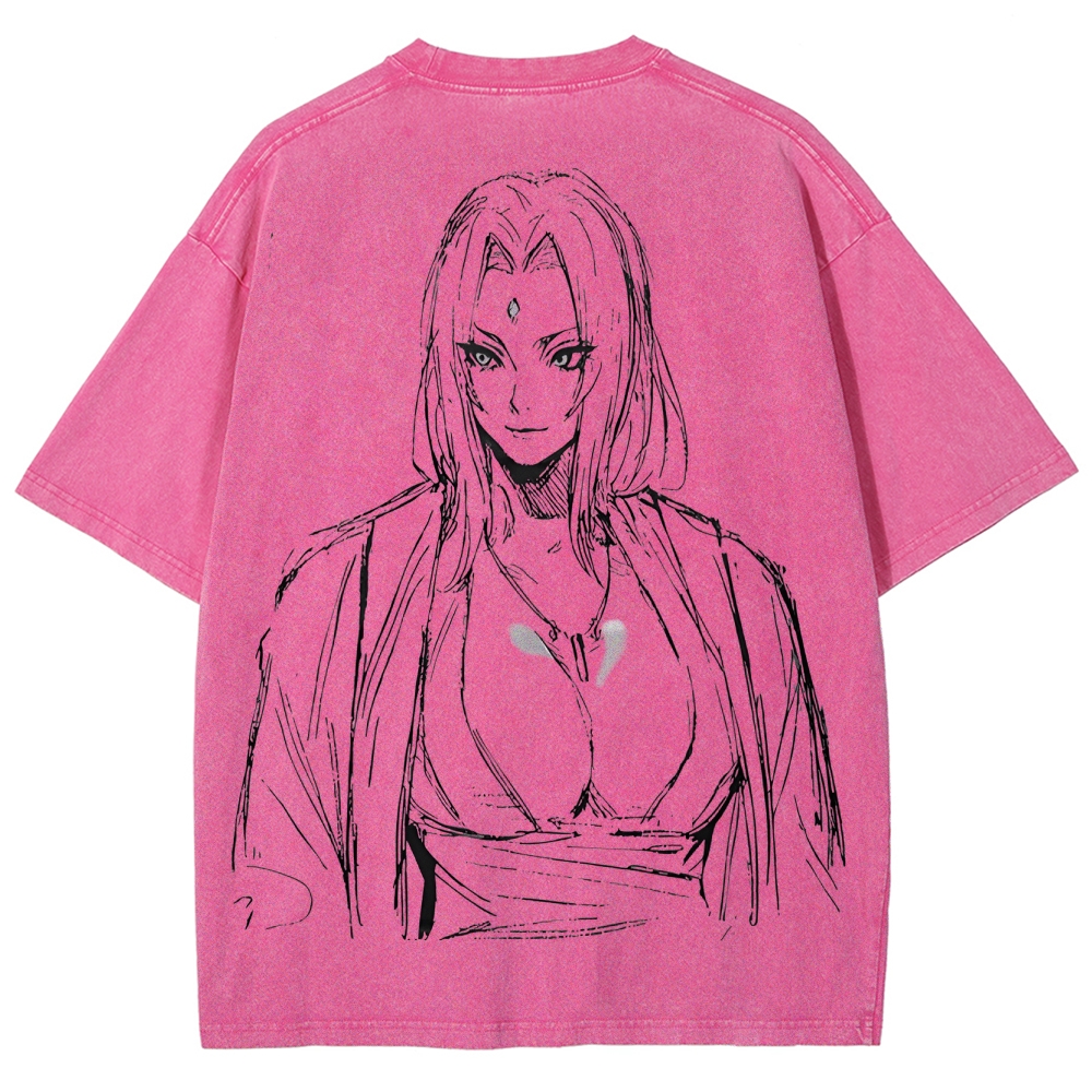 Naruto Unisex Fit Washed T-Shirt 2504009774-Coordom