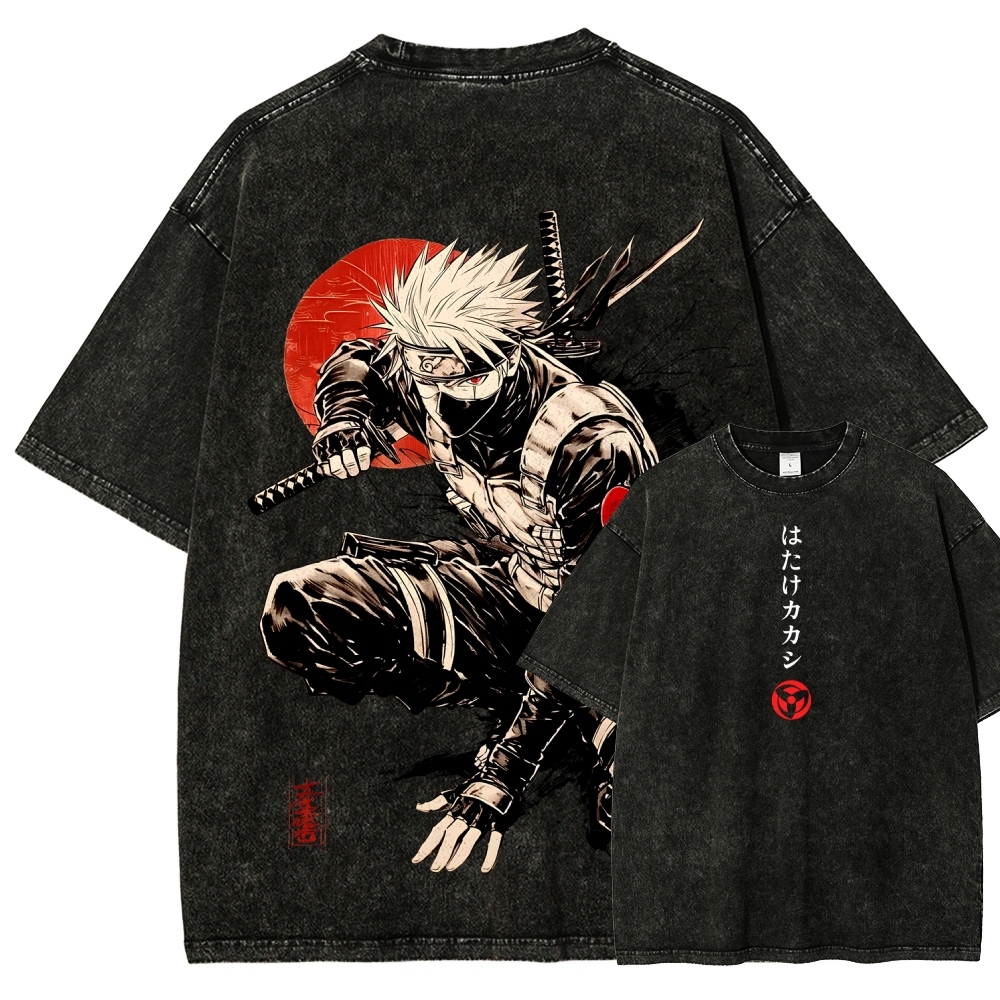 Naruto Unisex Fit Washed T-Shirt 2511024505-Coordom