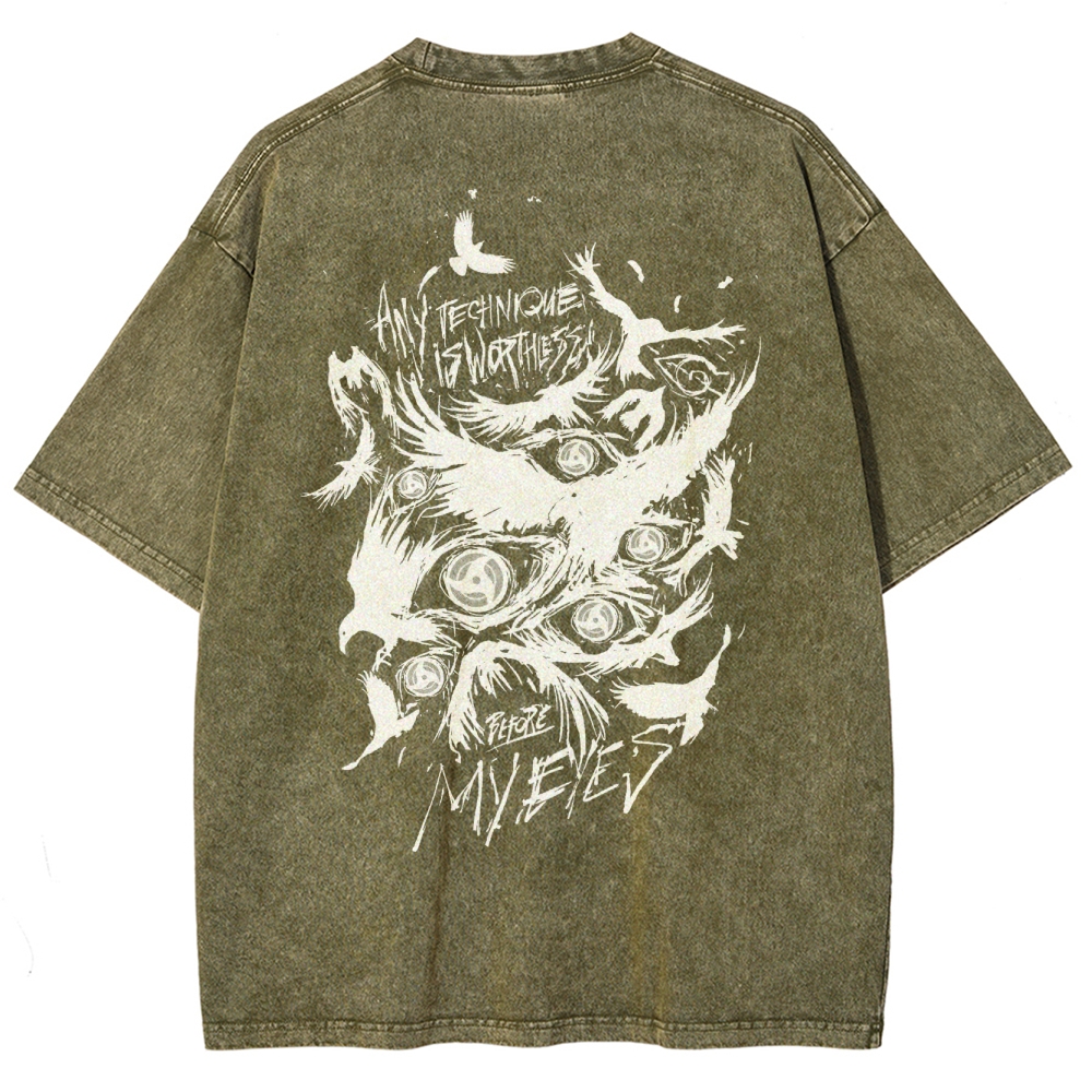 Naruto Unisex Fit Washed T-Shirt-Coordom