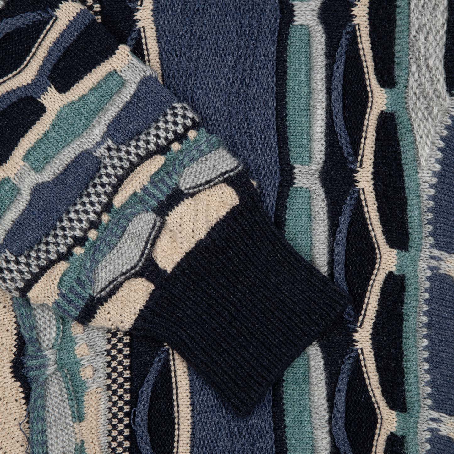 "yakuza v2" Knit dark blue-Coordom