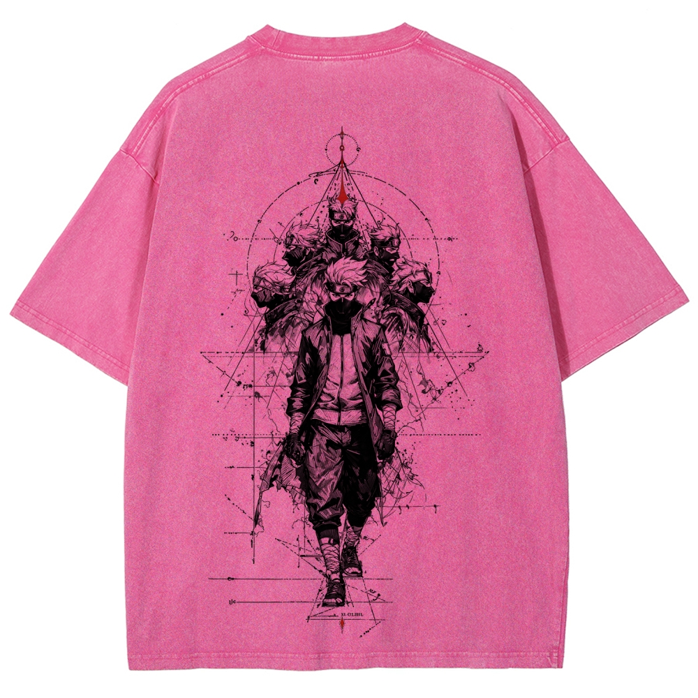 Naruto Unisex Fit Washed T-Shirt 2508017087-Coordom