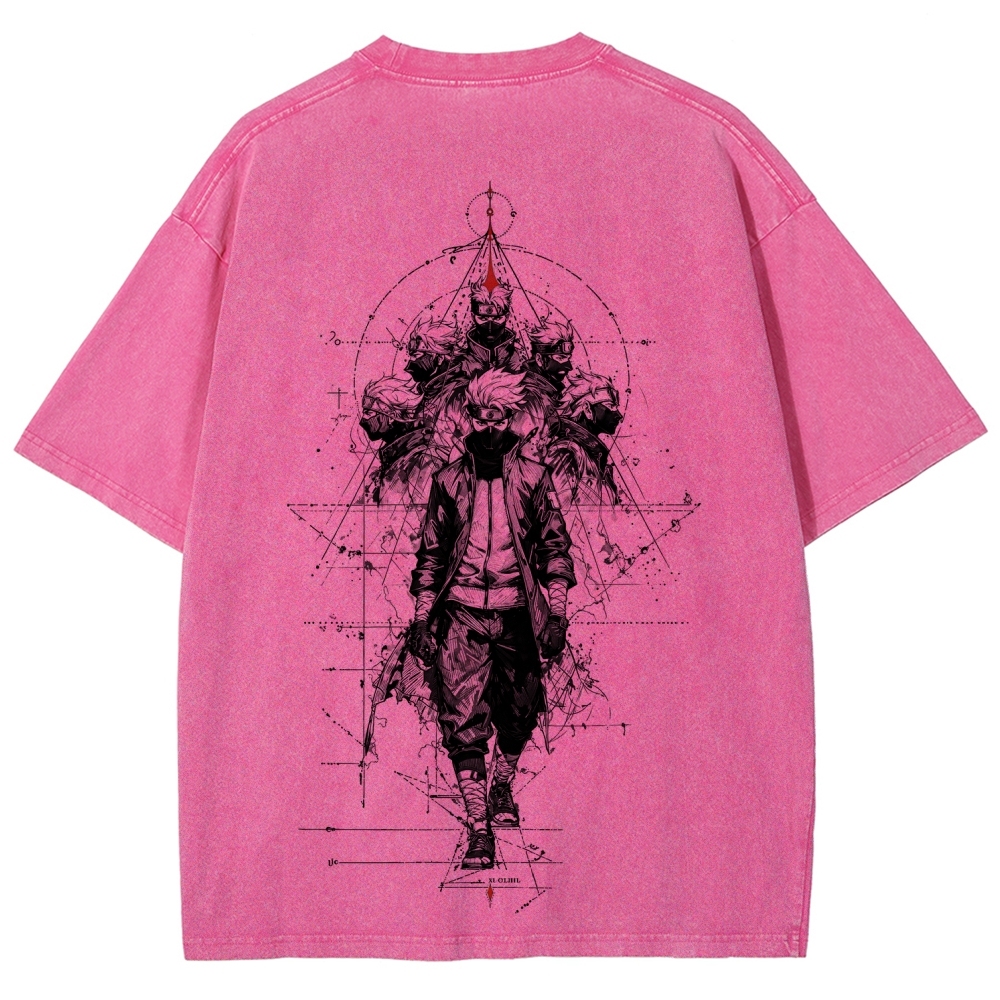 Naruto Unisex Fit Washed T-Shirt 2508017087-Coordom
