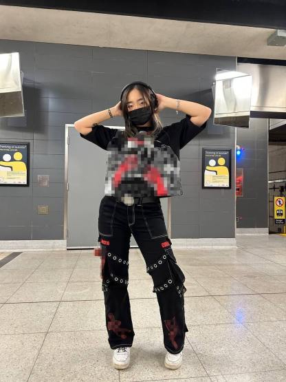 "Cursed Energy" Cargo Pants-Coordom