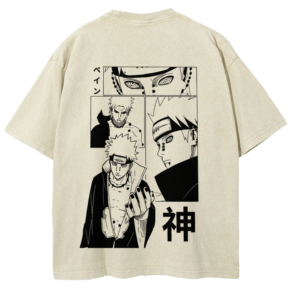 Naruto Unisex Fit Washed T-Shirt 2509012213-Coordom