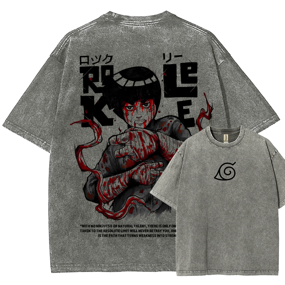 Naruto Unisex Fit Washed T-Shirt 2602007501-Coordom