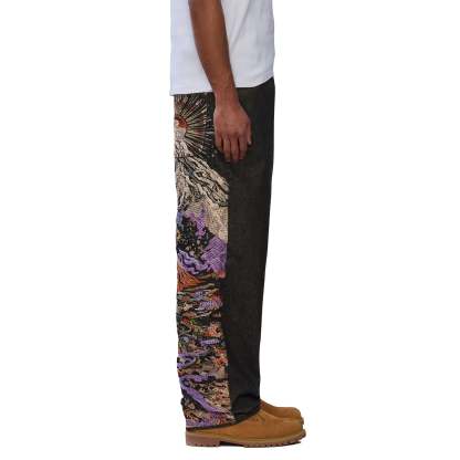 "sunset" black raw Denim-Coordom