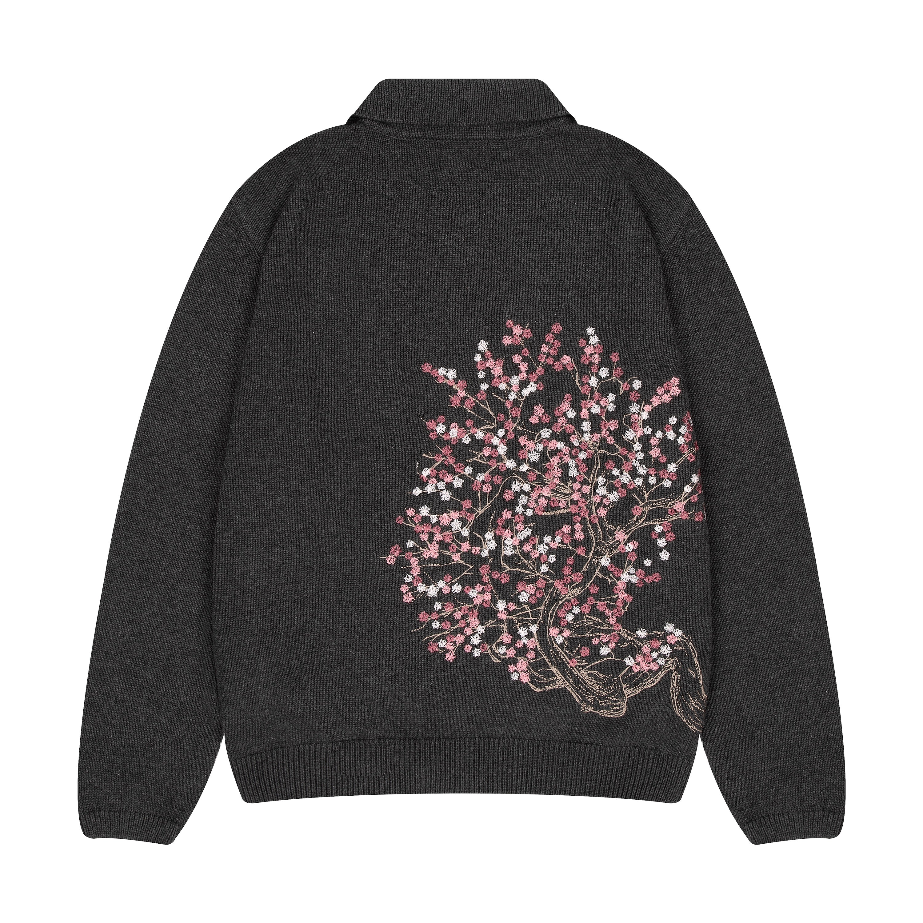"blossom v2" polo zip Knit-Coordom