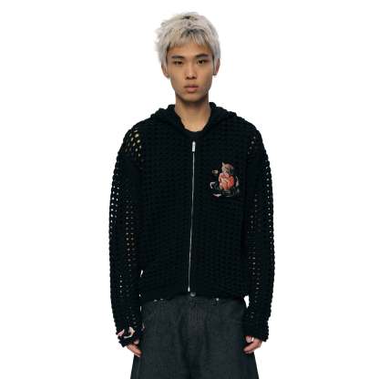 "koi fish v2" zip Knit-Coordom