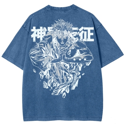 Naruto Unisex Fit Washed T-Shirt 2502003593-Coordom