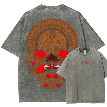 Naruto Unisex Fit Washed T-Shirt 2507012467-Coordom