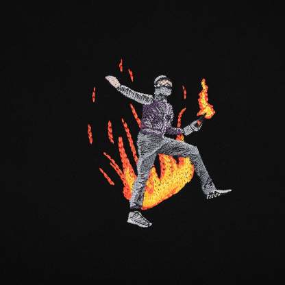 "riot" Hoodie black-Coordom