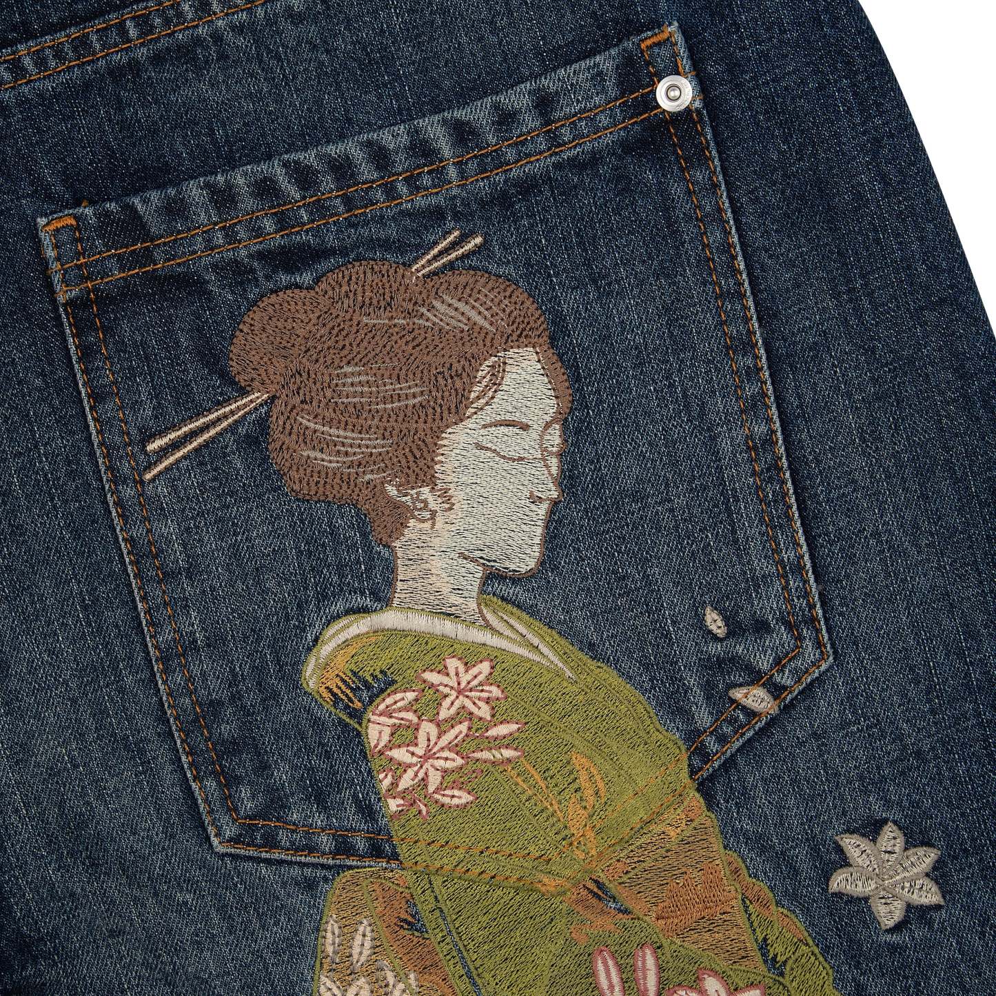 "yakuza" indigo washed Denim-Coordom