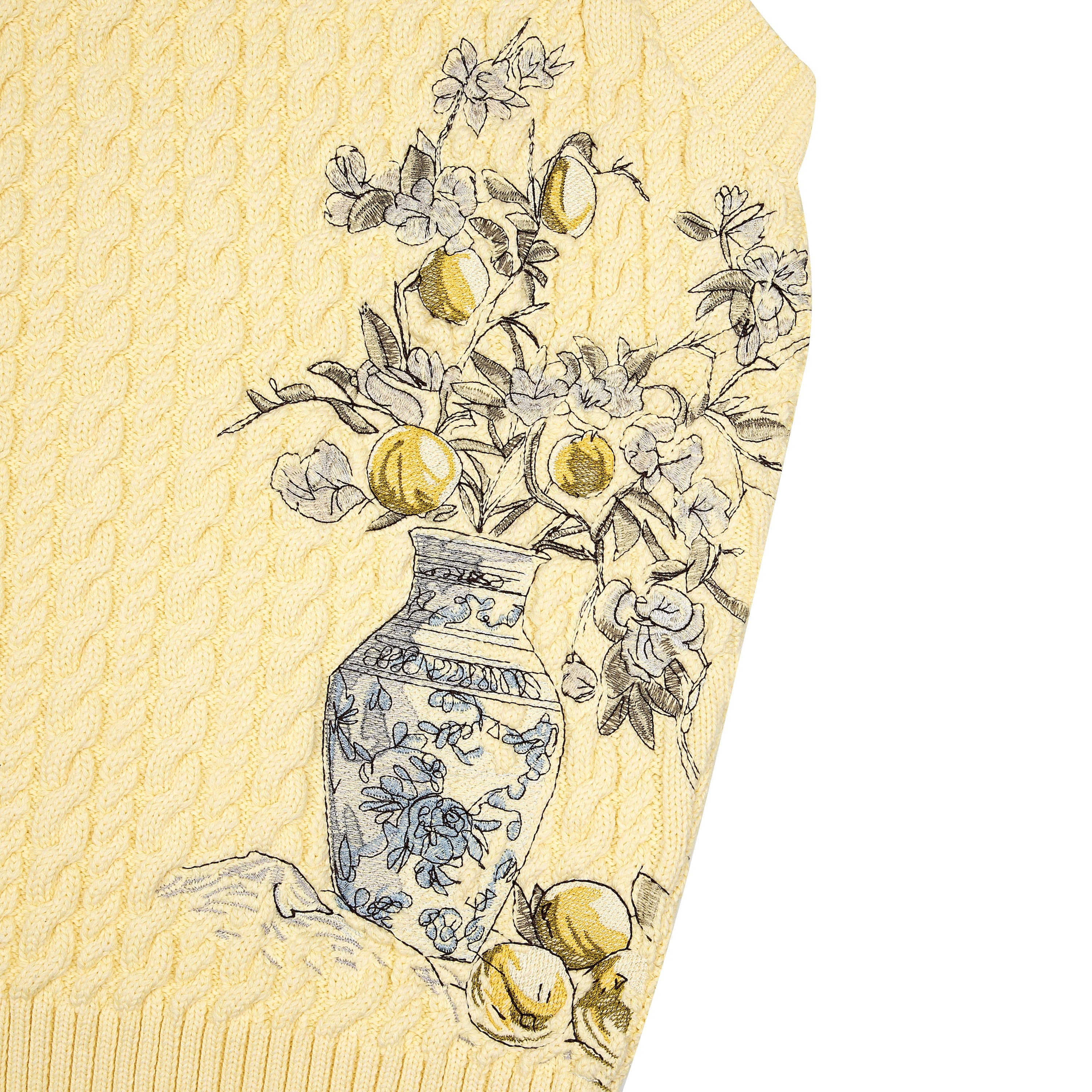 "garden of eden" Knit vest-Coordom
