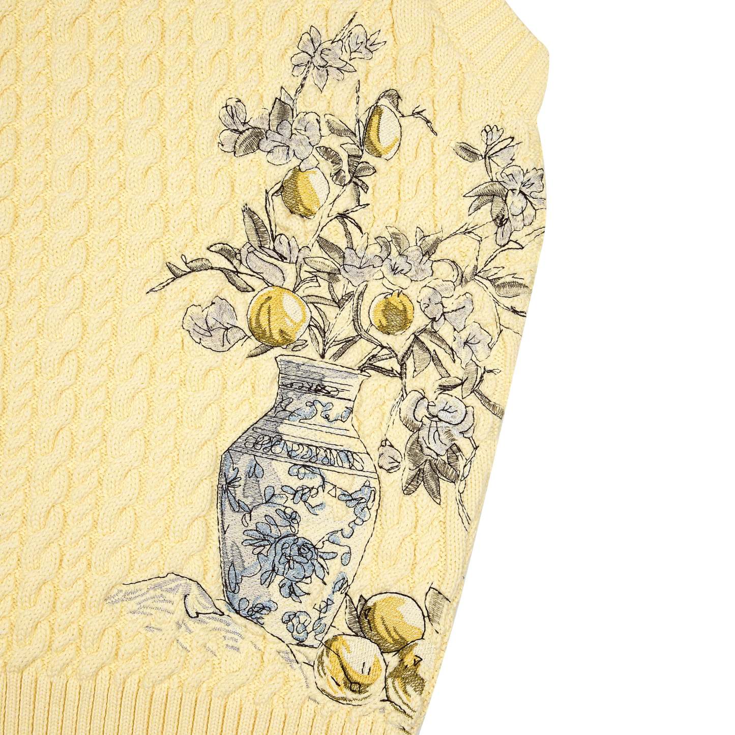 "garden of eden" Knit vest-Coordom