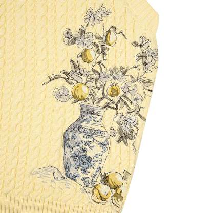 "garden of eden" Knit vest-Coordom