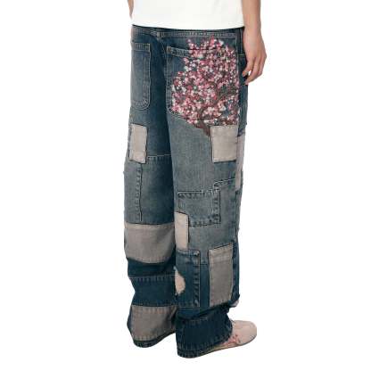 "blossom v2" patchwork washed Denim-Coordom