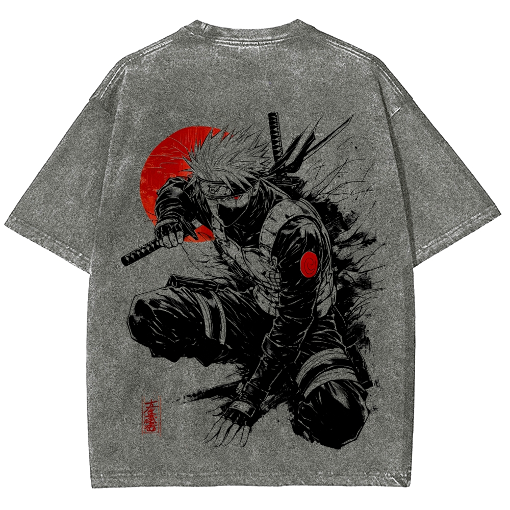 Naruto Unisex Fit Washed T-Shirt 2511024505-Coordom