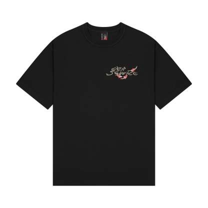 "koi" T Shirt black-Coordom