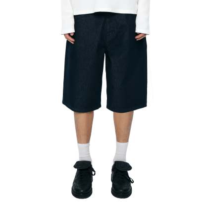 "whales v2" Jorts dark indigo-Coordom