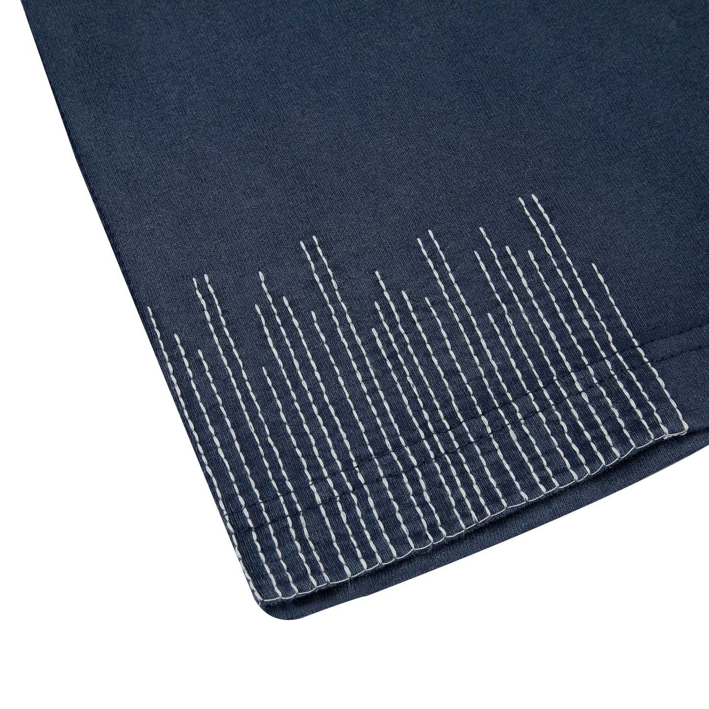 "sashiko" T Shirt navy-Coordom