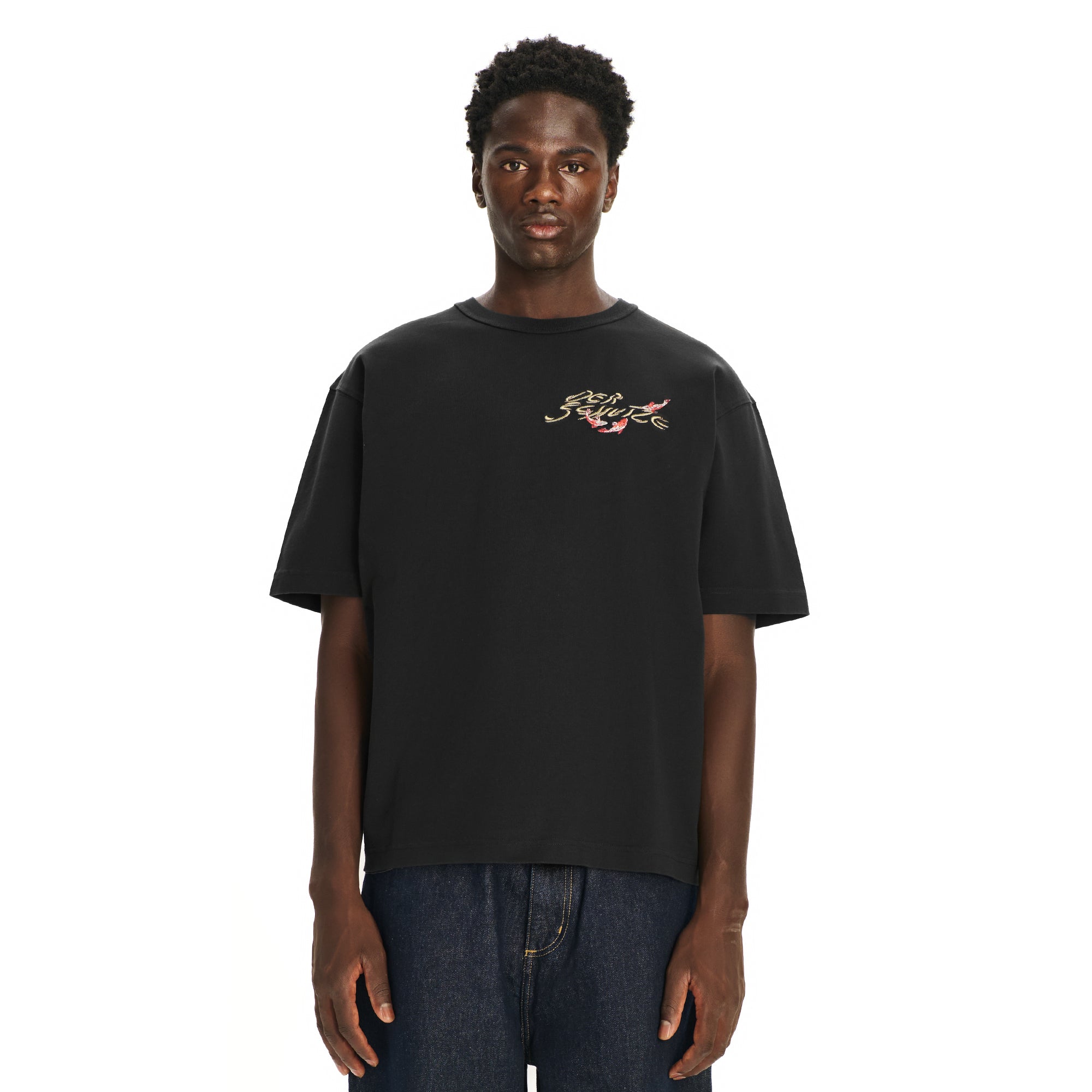 "koi" T Shirt black-Coordom