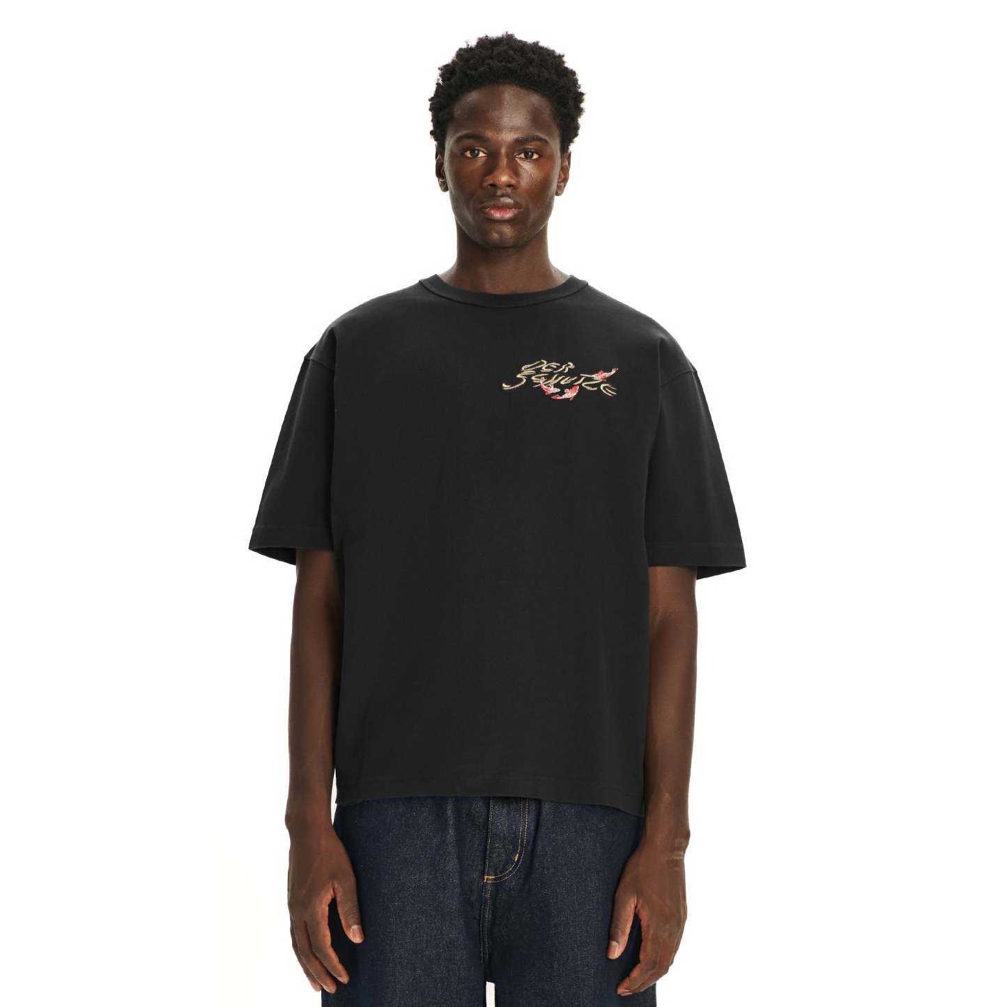 "koi" T Shirt black-Coordom
