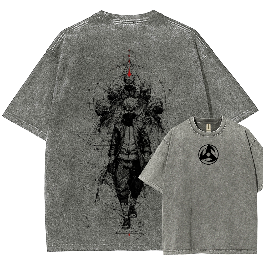 Naruto Unisex Fit Washed T-Shirt 2508017087-Coordom