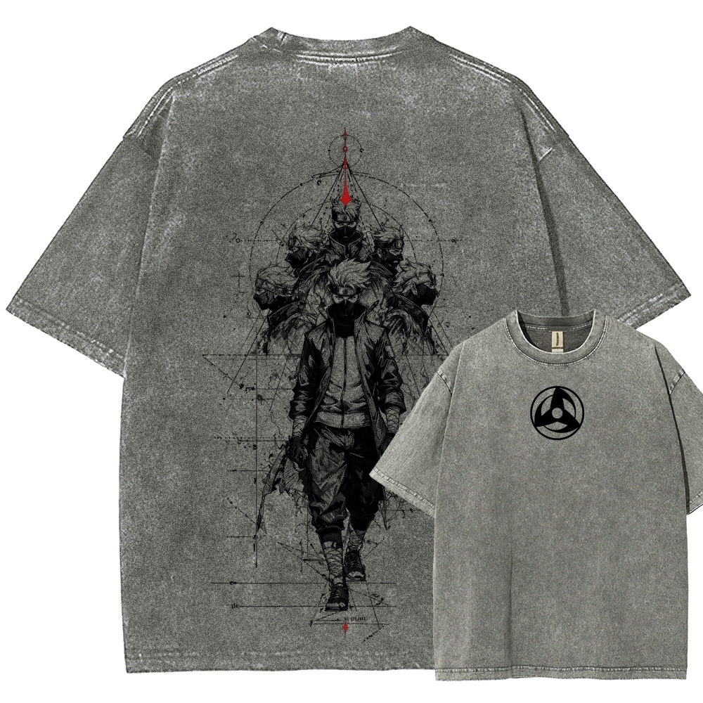 Naruto Unisex Fit Washed T-Shirt 2508017087-Coordom