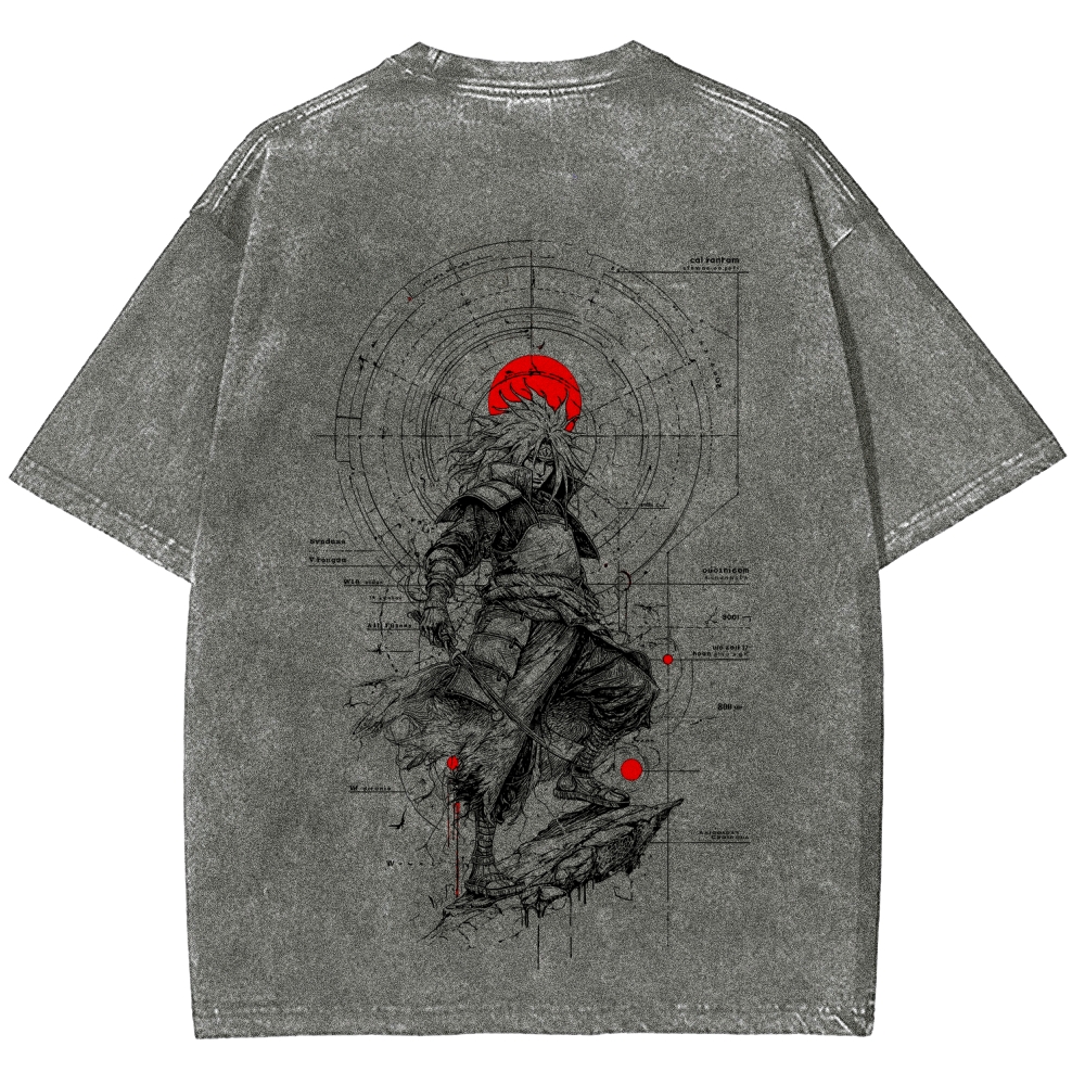 Naruto Unisex Fit Washed T-Shirt 2508017092-Coordom
