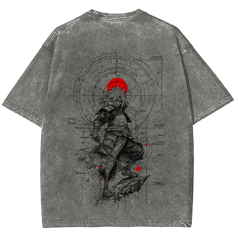 Naruto Unisex Fit Washed T-Shirt 2508017092-Coordom