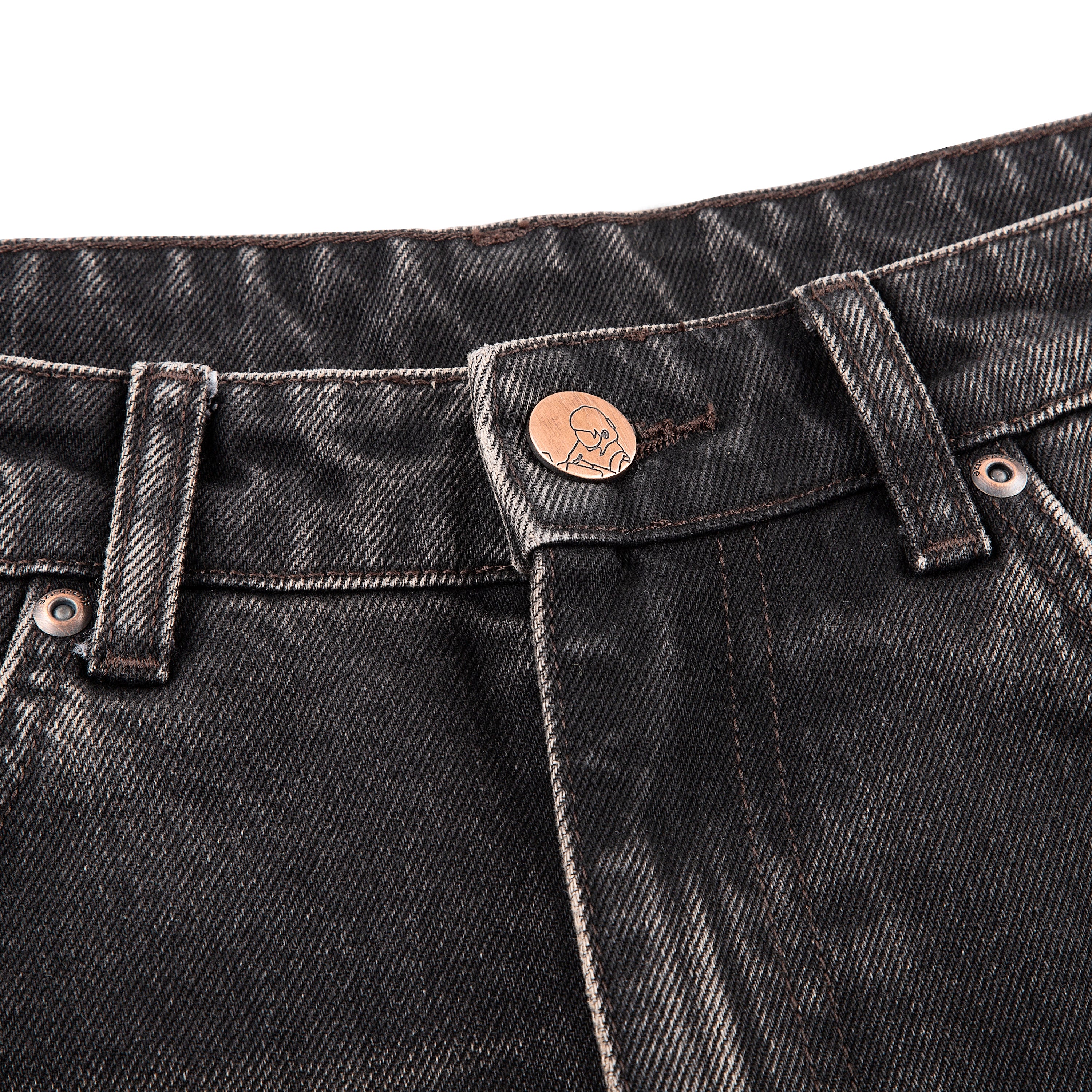 "awakening" Jorts brown tint-Coordom