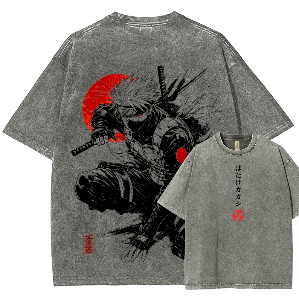 Naruto Unisex Fit Washed T-Shirt 2511024505-Coordom