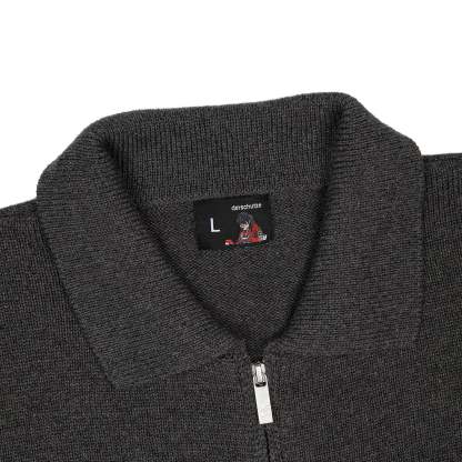"blossom v2" polo zip Knit-Coordom