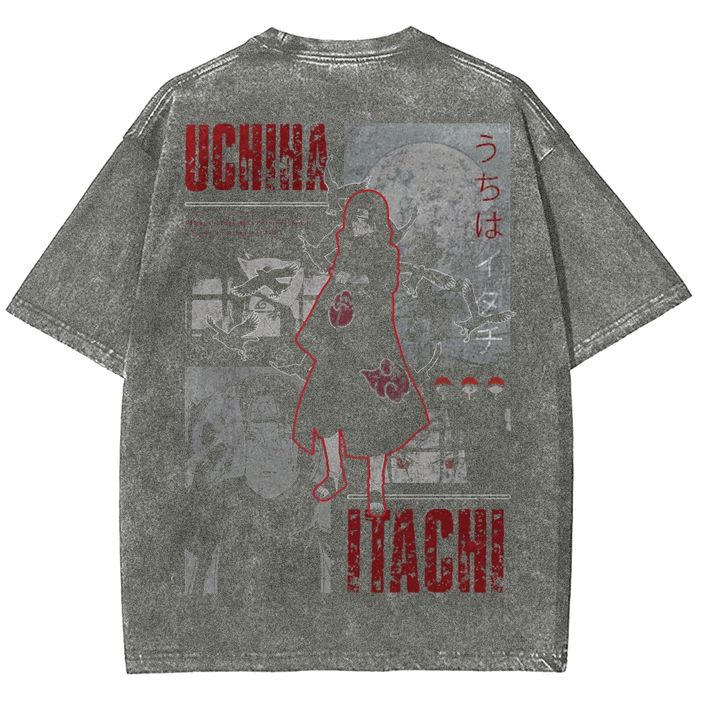 Naruto Unisex Fit Washed T-Shirt 2502003554-Coordom