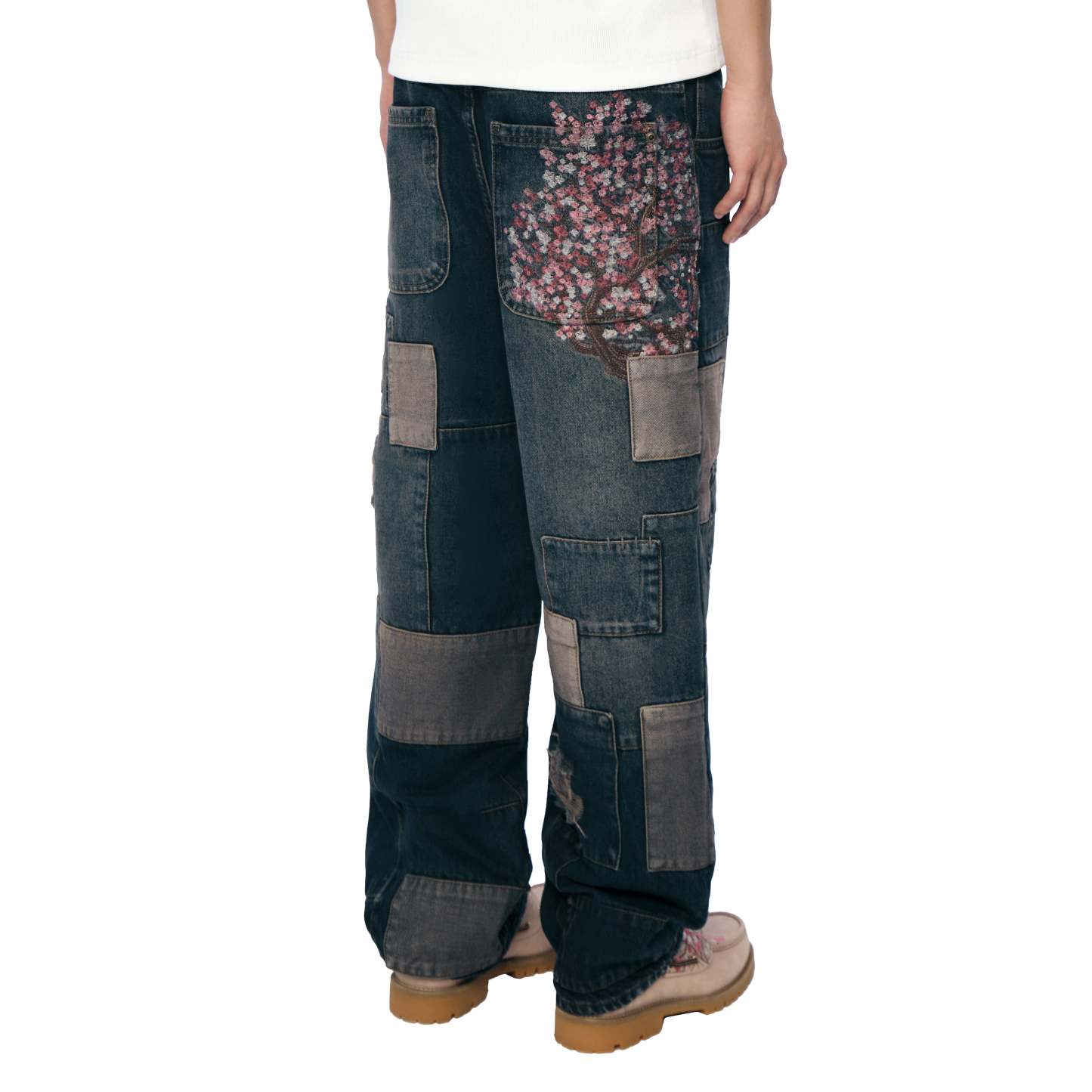 "blossom v2" patchwork Denim dark indigo-Coordom