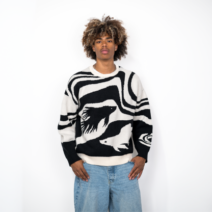 Cursed Path Knit Sweater-Coordom