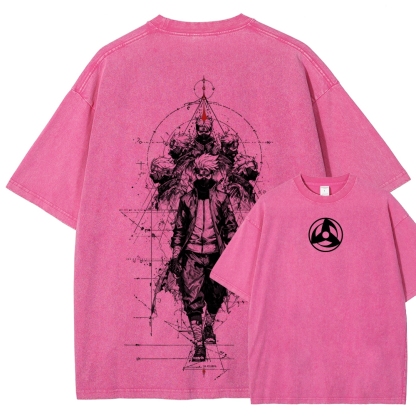 Naruto Unisex Fit Washed T-Shirt 2508017087-Coordom