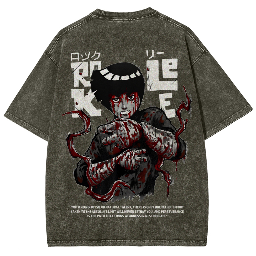 Naruto Unisex Fit Washed T-Shirt 2602007501-Coordom