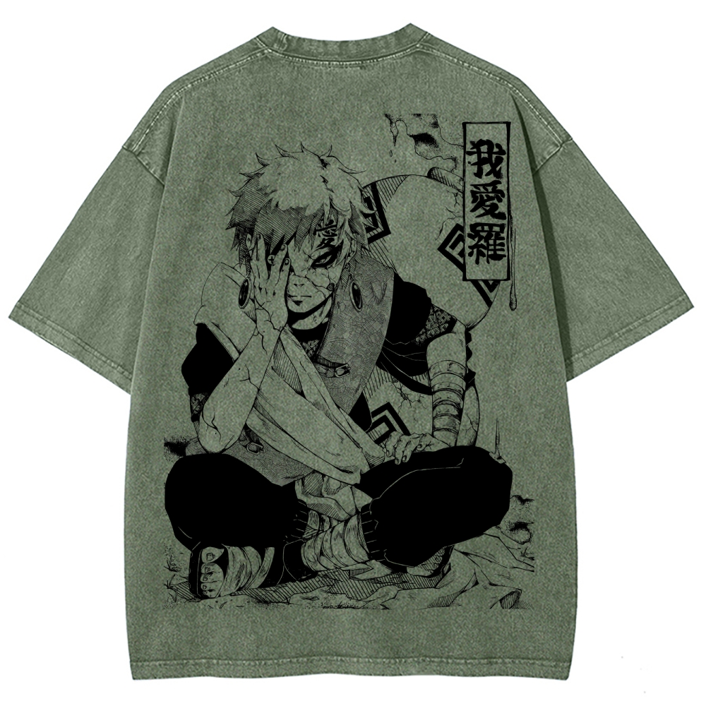 Naruto Unisex Fit Washed T-Shirt 2504014317-Coordom