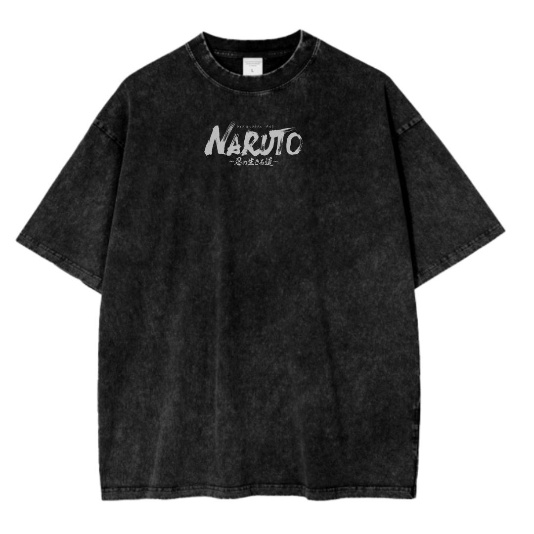 NARUTO II STREETWEAR WASH TEE-Coordom