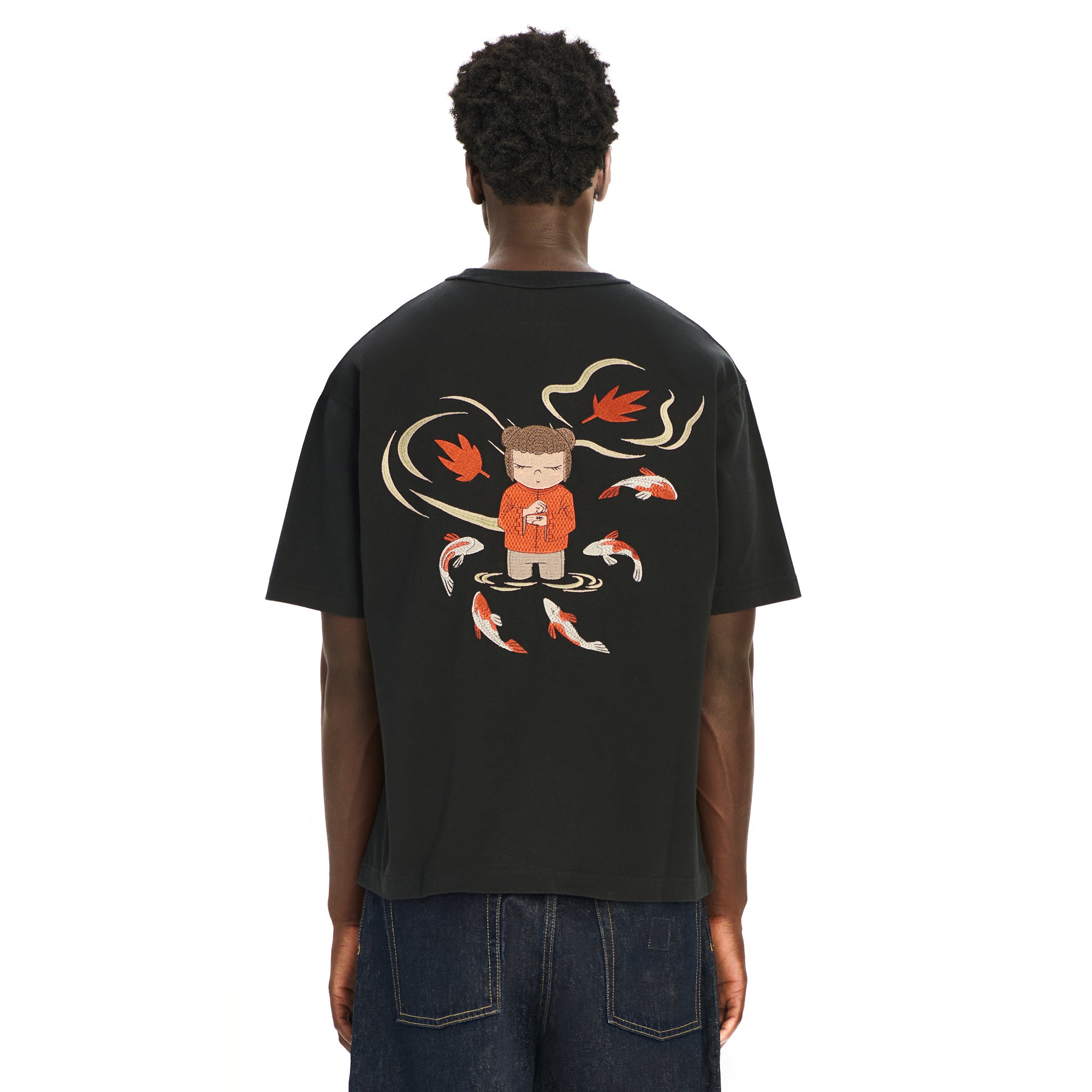 "koi" T Shirt black-Coordom