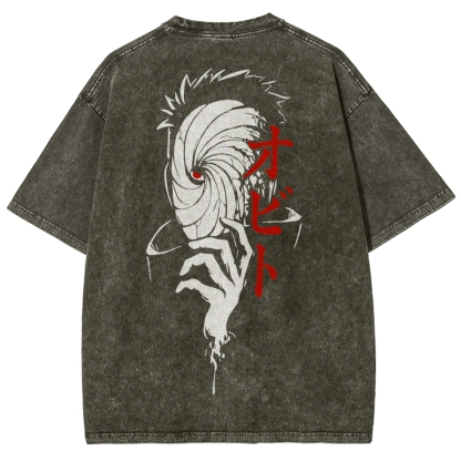Naruto Unisex Fit Washed T-Shirt 2504009778-Coordom