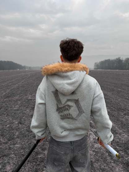 GRIND PANTERA FUR ZIP UP-Coordom