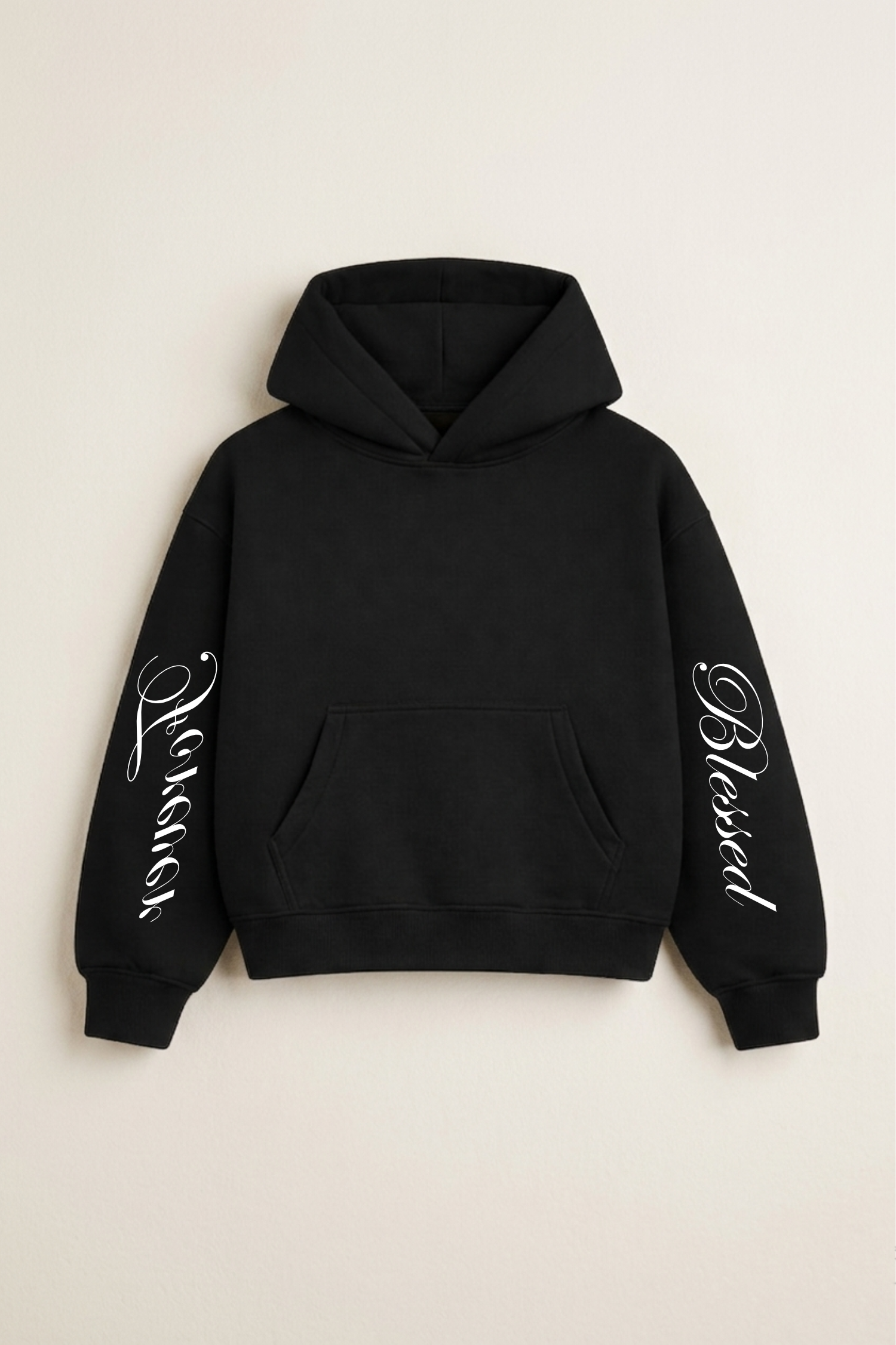 HOODIE FOREVER BLESSED SLEEVE|Streetwear Oversized Vintage Casual Wear-Coordom